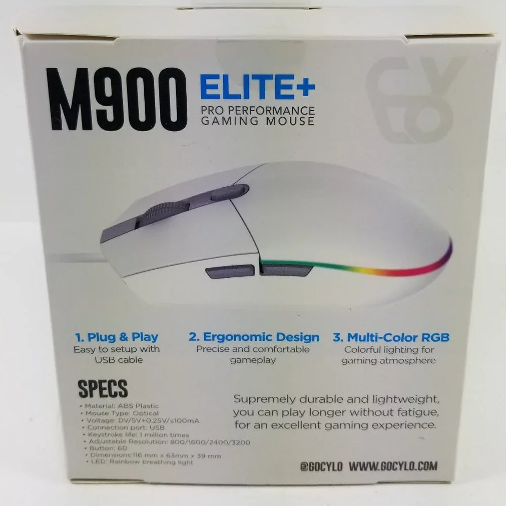 Elite Gaming Pro Ergonomic Design & lightweight tournament grade